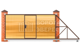 Откатные ворота 5 м 5000×2500 ВЭ-5669